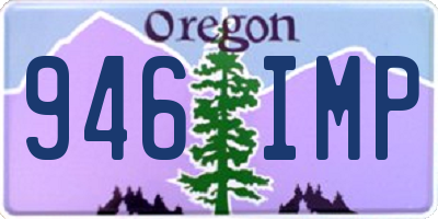 OR license plate 946IMP