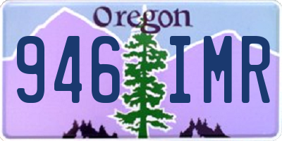 OR license plate 946IMR