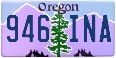 OR license plate 946INA