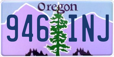 OR license plate 946INJ