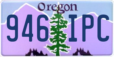 OR license plate 946IPC