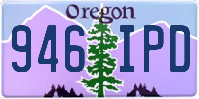 OR license plate 946IPD