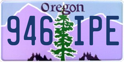 OR license plate 946IPE