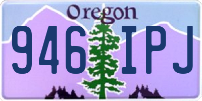 OR license plate 946IPJ