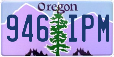 OR license plate 946IPM