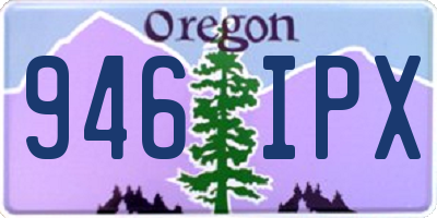 OR license plate 946IPX