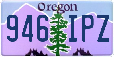 OR license plate 946IPZ
