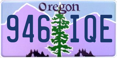OR license plate 946IQE