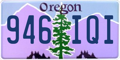 OR license plate 946IQI