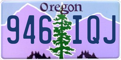OR license plate 946IQJ