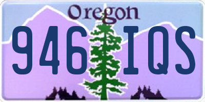 OR license plate 946IQS
