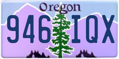 OR license plate 946IQX