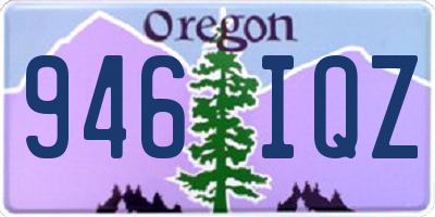 OR license plate 946IQZ