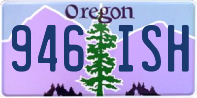 OR license plate 946ISH