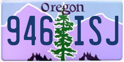 OR license plate 946ISJ