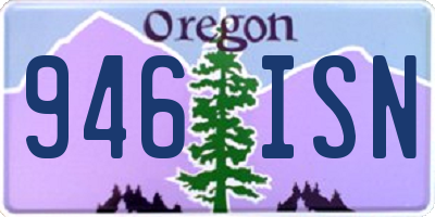 OR license plate 946ISN