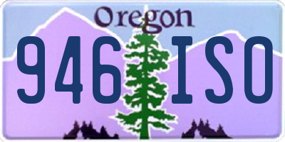 OR license plate 946ISO