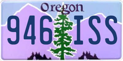 OR license plate 946ISS