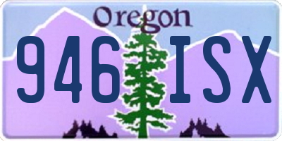 OR license plate 946ISX