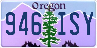OR license plate 946ISY