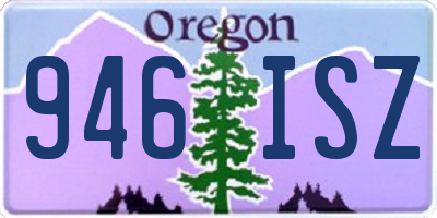OR license plate 946ISZ
