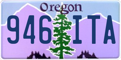 OR license plate 946ITA