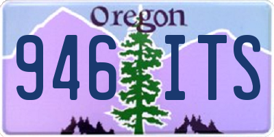 OR license plate 946ITS