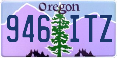 OR license plate 946ITZ