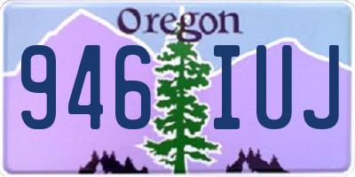 OR license plate 946IUJ