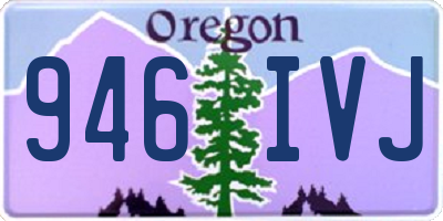 OR license plate 946IVJ