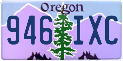 OR license plate 946IXC