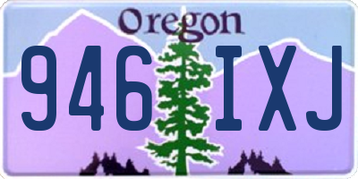 OR license plate 946IXJ