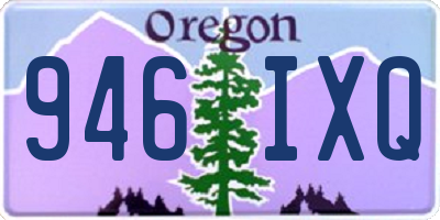 OR license plate 946IXQ