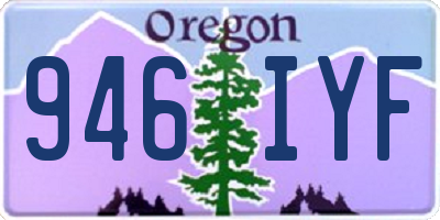 OR license plate 946IYF