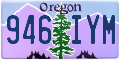 OR license plate 946IYM