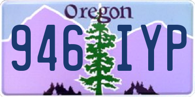 OR license plate 946IYP