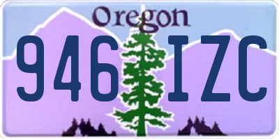 OR license plate 946IZC