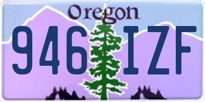 OR license plate 946IZF
