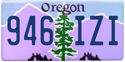 OR license plate 946IZI