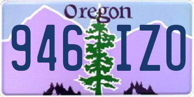 OR license plate 946IZO