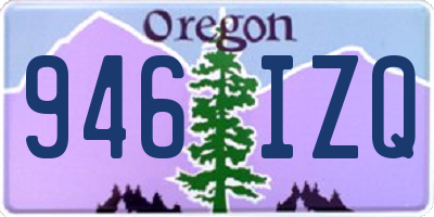 OR license plate 946IZQ