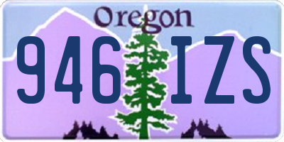 OR license plate 946IZS