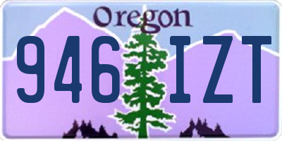 OR license plate 946IZT