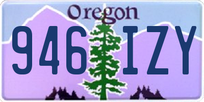 OR license plate 946IZY