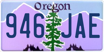 OR license plate 946JAE