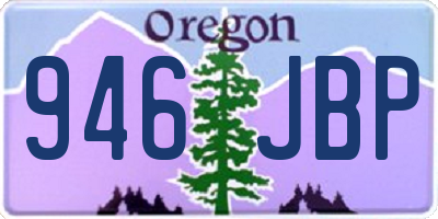 OR license plate 946JBP
