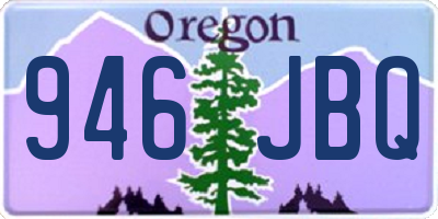 OR license plate 946JBQ