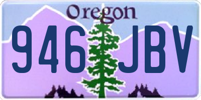 OR license plate 946JBV