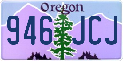 OR license plate 946JCJ