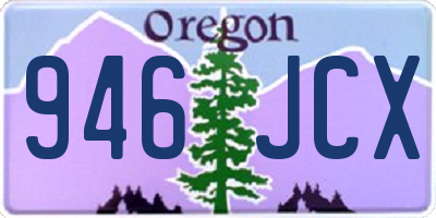 OR license plate 946JCX